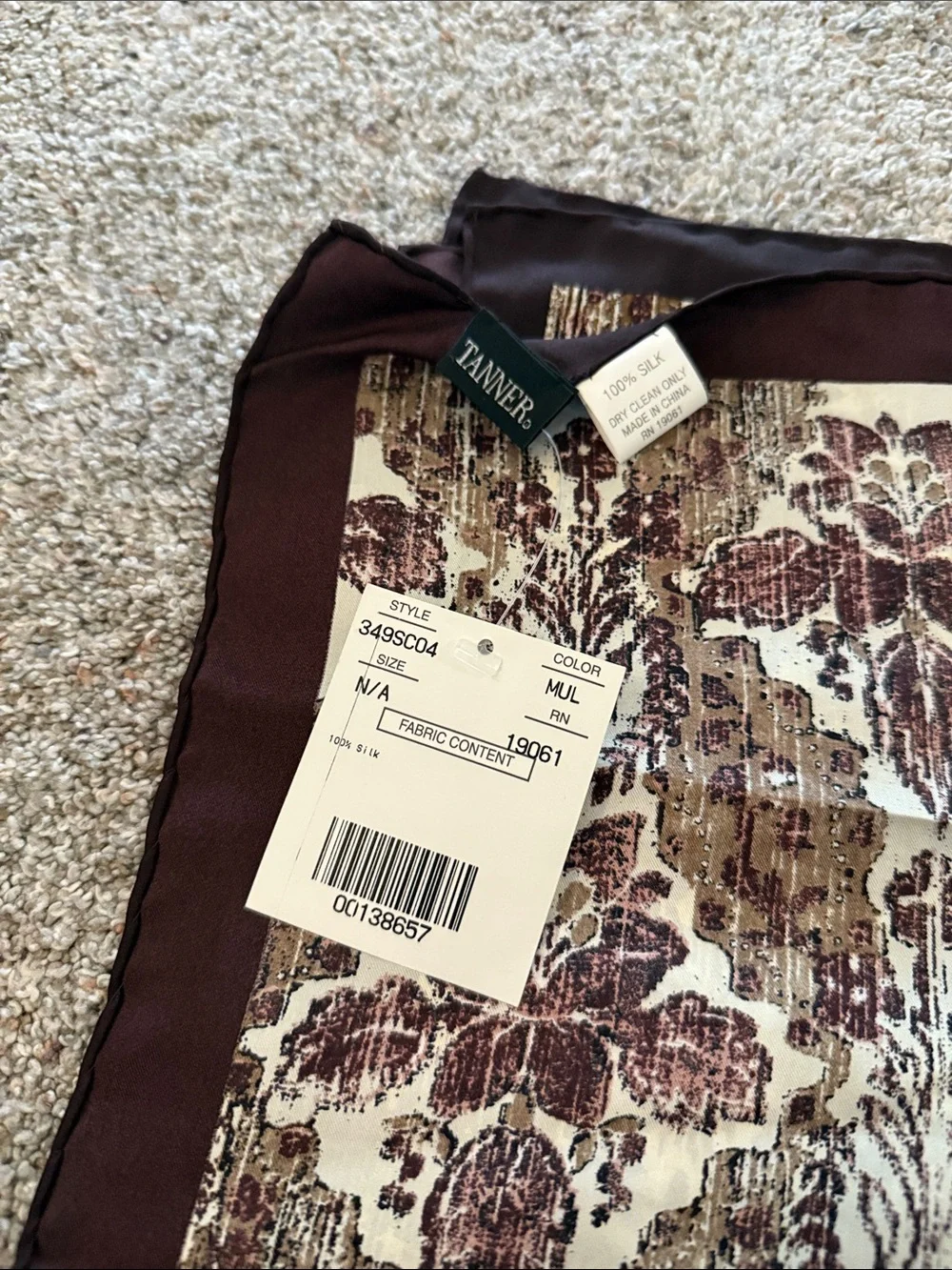 Tanner lightweight silk